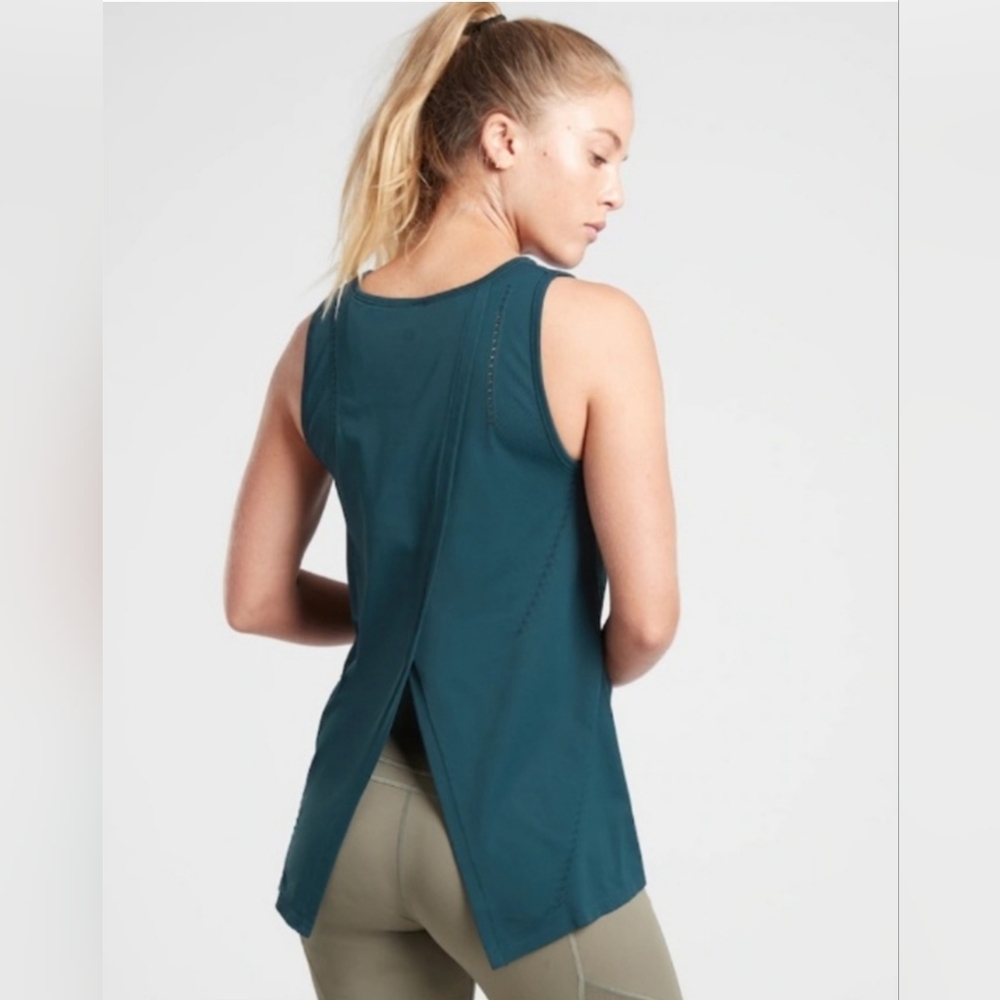 Athleta XS Foothill Tank Teal